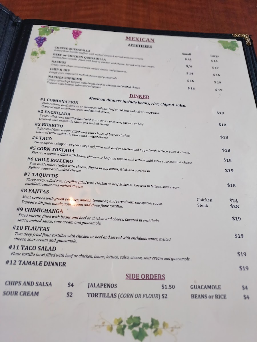 Menu - Froso's Family Dining photo 3