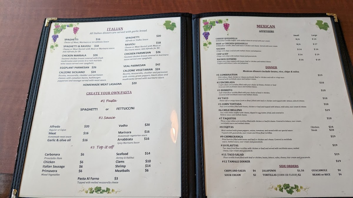Menu - Froso's Family Dining photo 8
